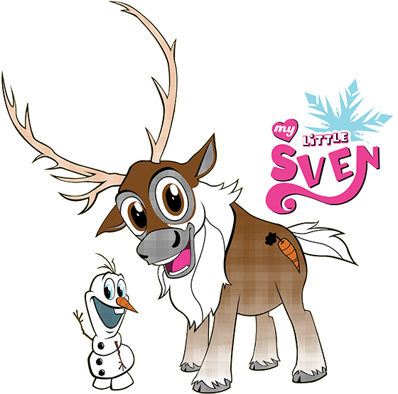 That Works For Both Frozen And Pony Shirts - Cartoon (640x800)