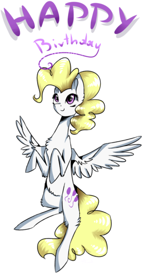 Ariochwolf, Happy Birthday, Safe, Solo, Surprise - Cartoon (420x600)