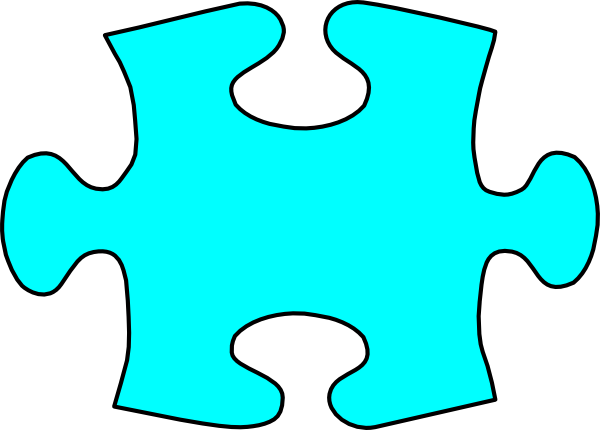 Jigsaw Piece Blue (600x430)