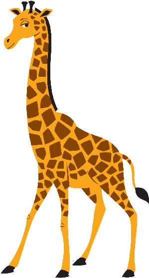 Giraffe Blanket With Animal Images Giraffe - Giraffe (310x579)