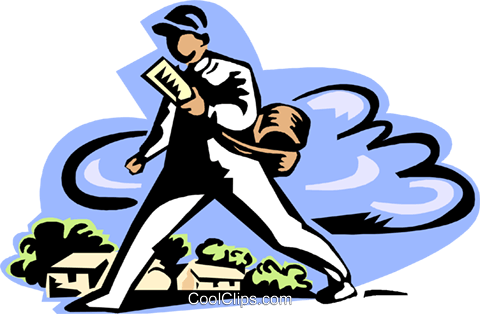 Industry, Mailman, Postal Services Royalty Free Vector - Cartoon (480x314)