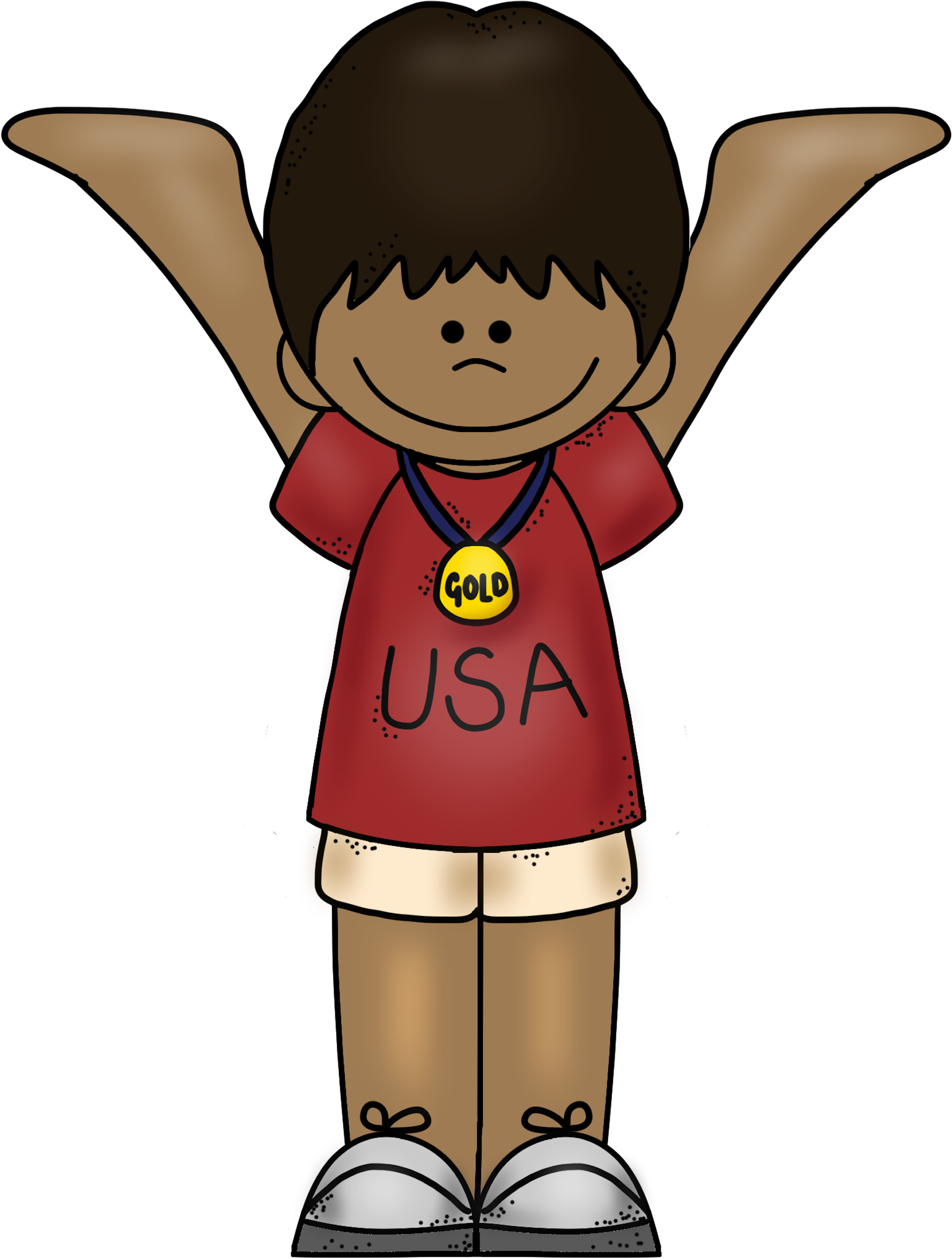 Black History Month Clip Art For Kids - Wilma Rudolph Clipart (1812x2400)