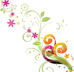 Elegant Spring Backgrounds Vector Vectorhq - Vector Flower Background Png (400x300)