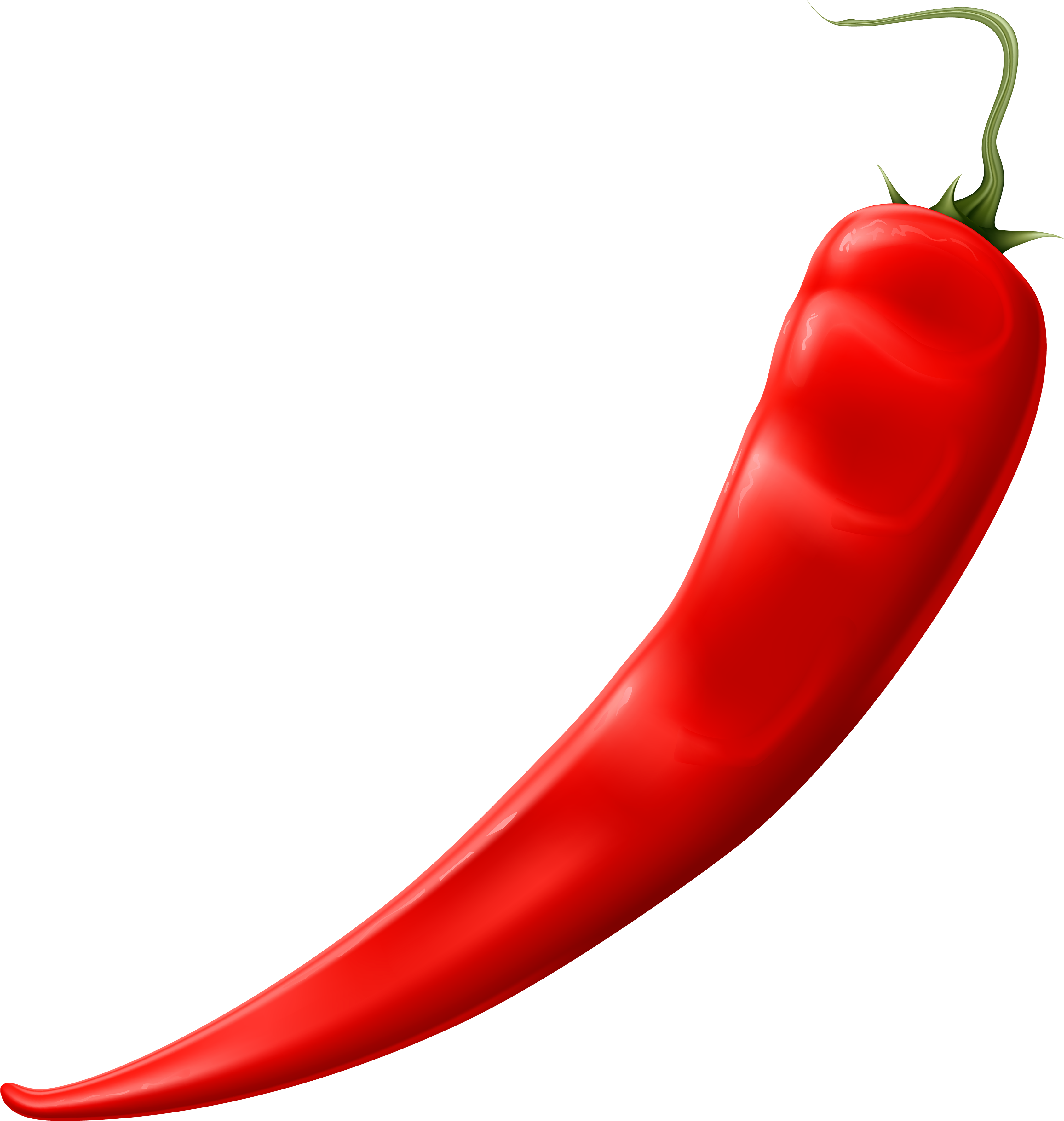 Red Chili Pepper Clipart Web - Clip Art (3500x3688)