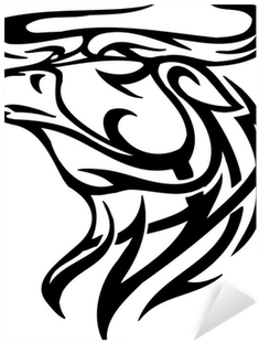 Bull In Tribal Style - Illustration (400x400)