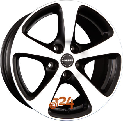 17 Zoll Borbet Cc Für Opel Antara L-a In Black Polished - Borbet Design Cc (423x417)