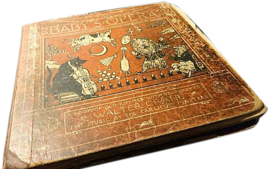 Baby's Opera By Walter Crane, C1877, George Routledge - Leather (528x528)