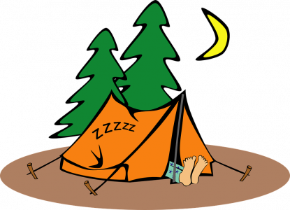 The Camp Cabin Force Field - Camping Clipart Png (415x300)