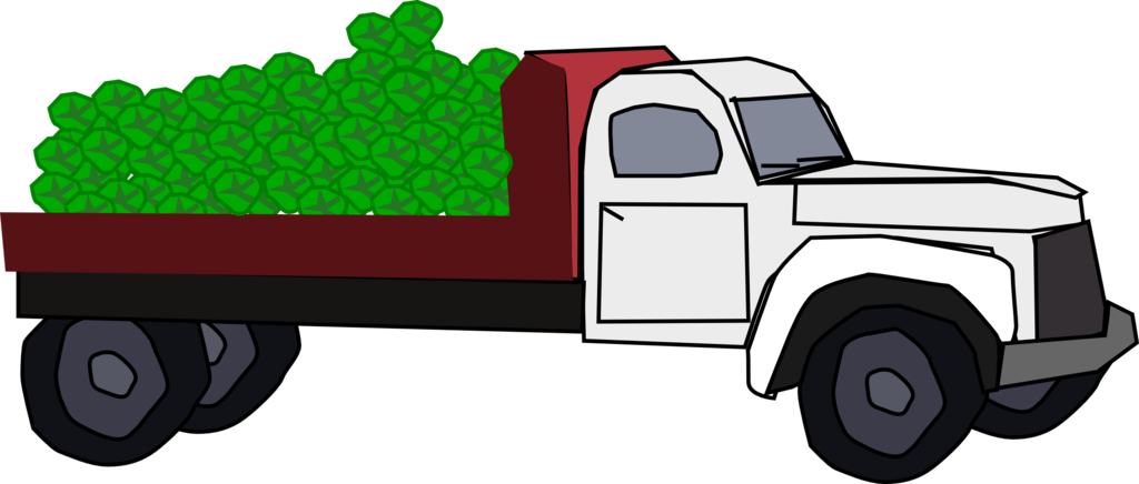 1950's Truck Loaded With Melons By Oceanrailroader - Ford F-series (1024x436)