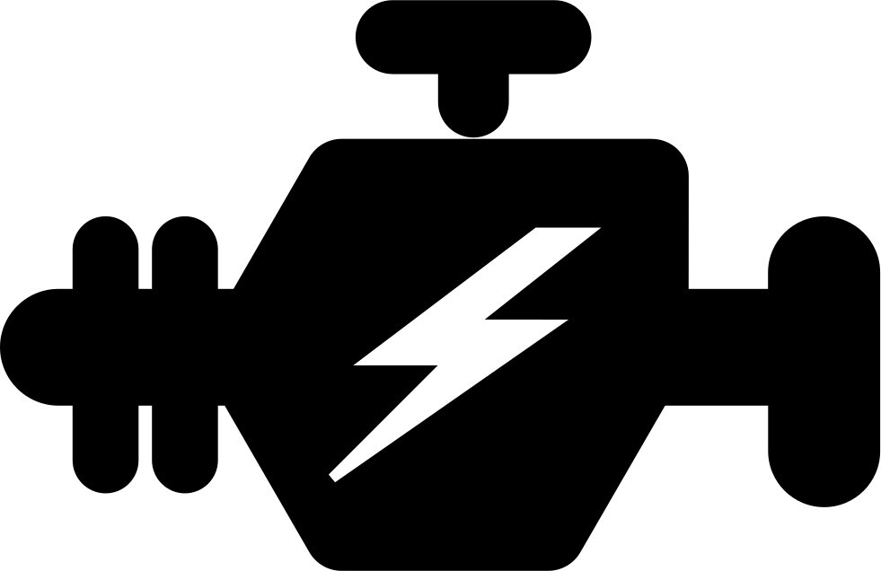 Engine With Lighting Bolt Comments - Diesel Generator Icon (981x636)