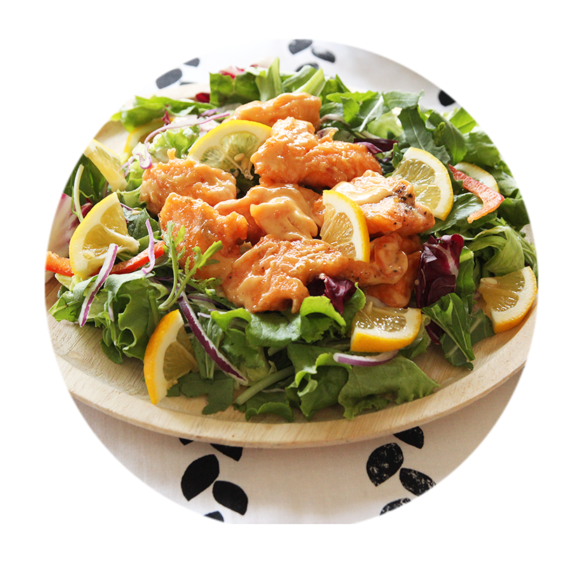 サーモンマヨサラダのローストビーフのサラダ - Caesar Salad (832x816)