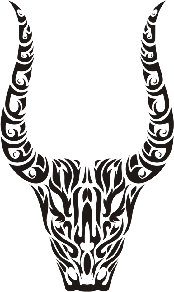 Zodiac Vector Study On Behance - Tatto Tribal De Capricornio (600x983)