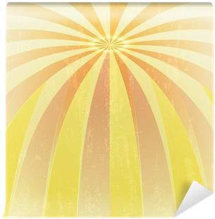 Orange Yellow Bended Waves To Center Point Grunge Vector - Lampshade (400x400)