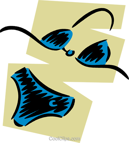 Swimming Suits Royalty Free Vector Clip Art Illustration - Clip Art (433x480)