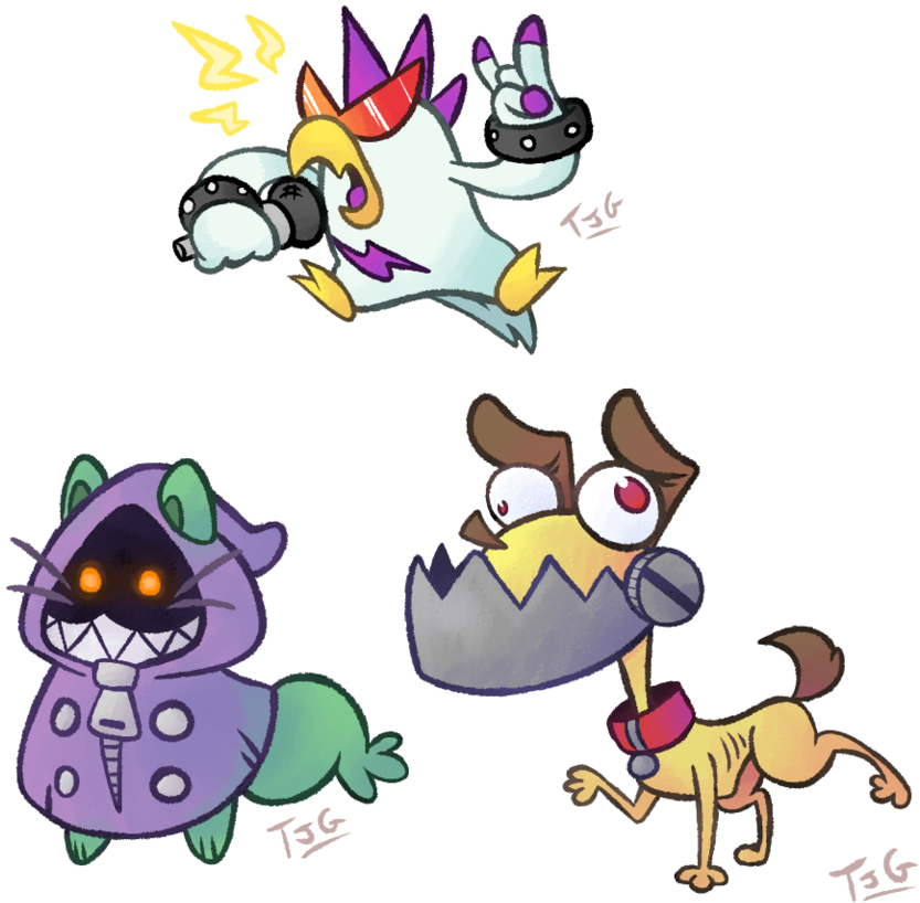 Suburban Monsters By Terriblyjadedgamer - Cartoon (899x889)