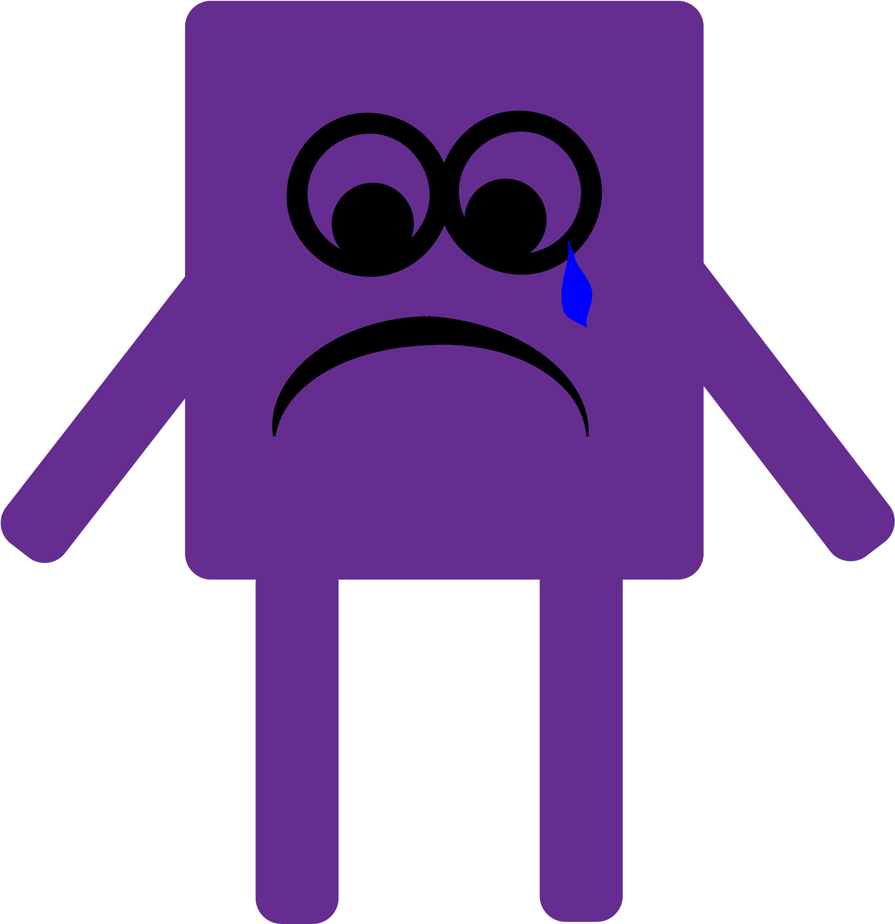 Crying Sad Monster Robot - Crying Sad Monster Robot (3750x2550)