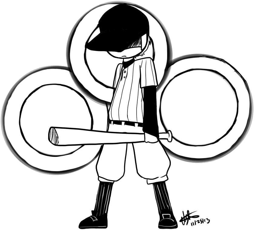 The Batter By Tentaclecuddles - Batter Art (842x758)