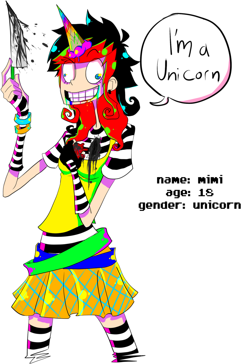 I'm A Unicorn By Neo-rippiru - Unicorn (1024x1280)