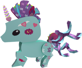Amigami Unicorn A Hat By Roblox Roblox Updated 4 6 - Unicorn Shoulder Roblox (420x420)