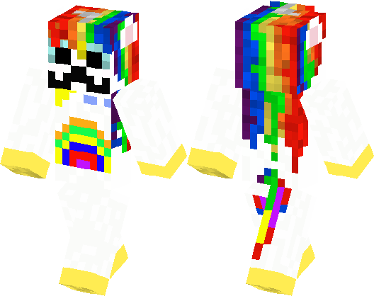 Kawii Derpy Unicorn Girl Minecraft Skin Hub - Minecraft (528x418)