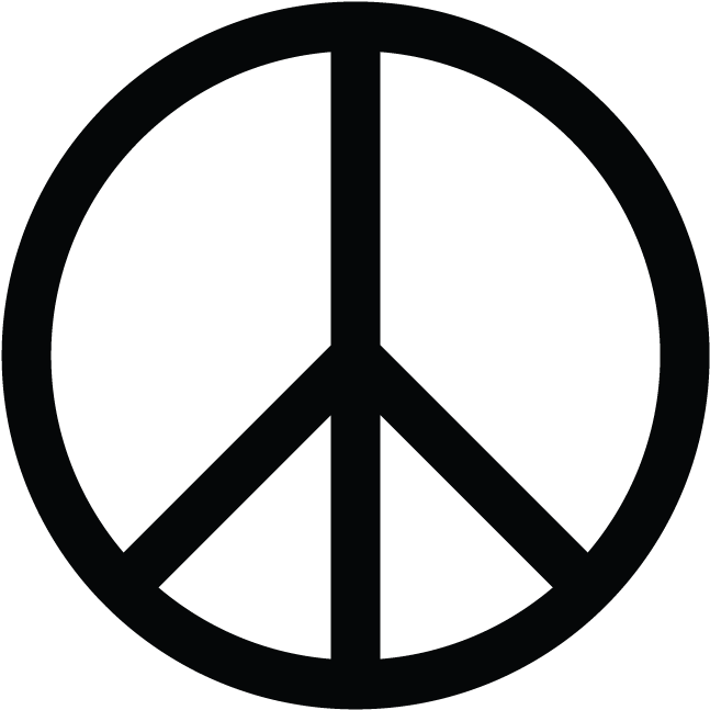 Free Button Template - History Of The Peace Sign (1035x1035)
