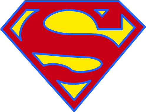 Superman Logo Clip Art Free Free Clipart Images - Superman Logo (500x417)