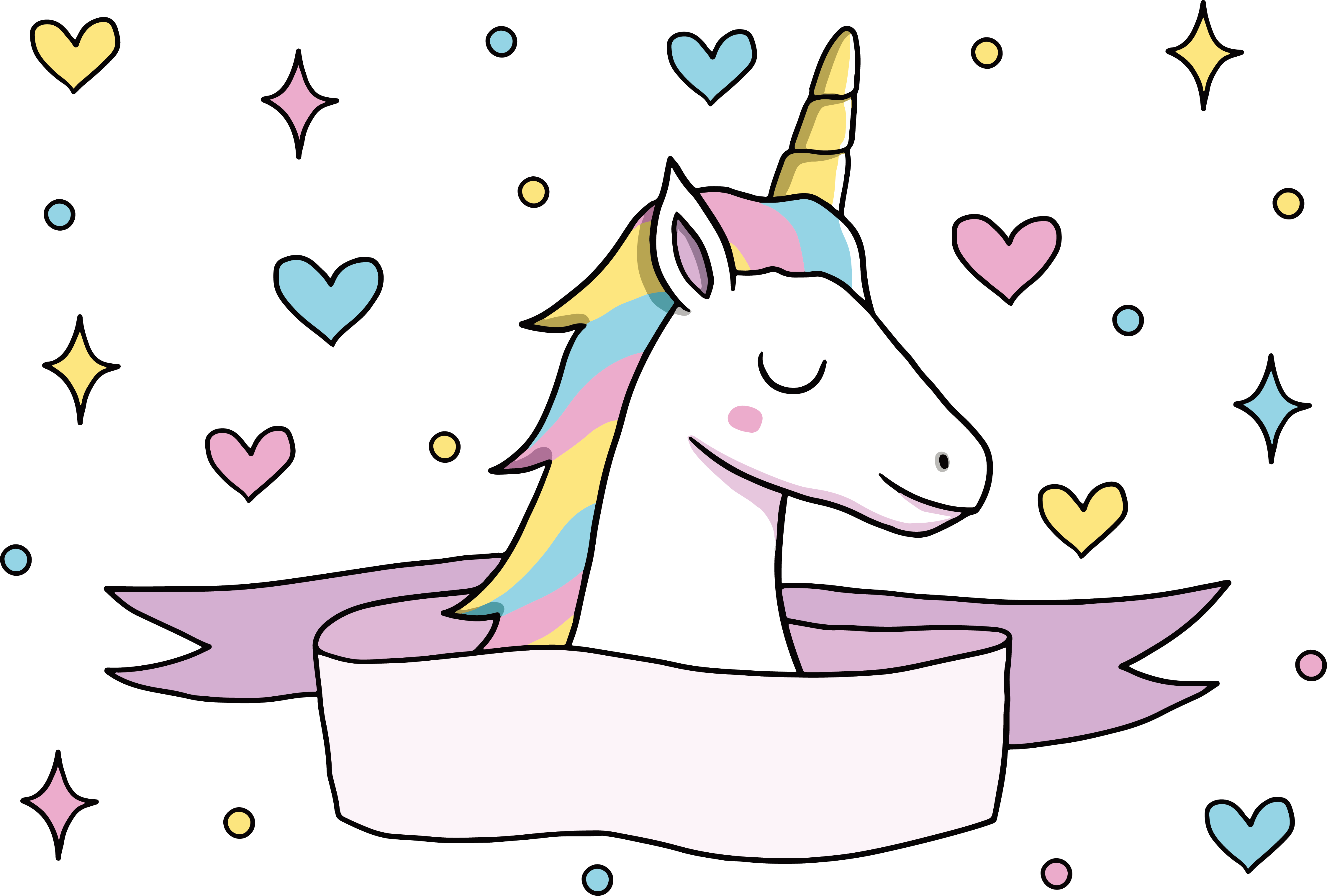 Romantic Love Unicorn Poster - Unicornio Png (4498x3038)