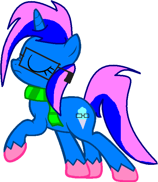 Hipster Cotten Candy Themed Closed By Casey The Unicorn - Cartoon (568x637)