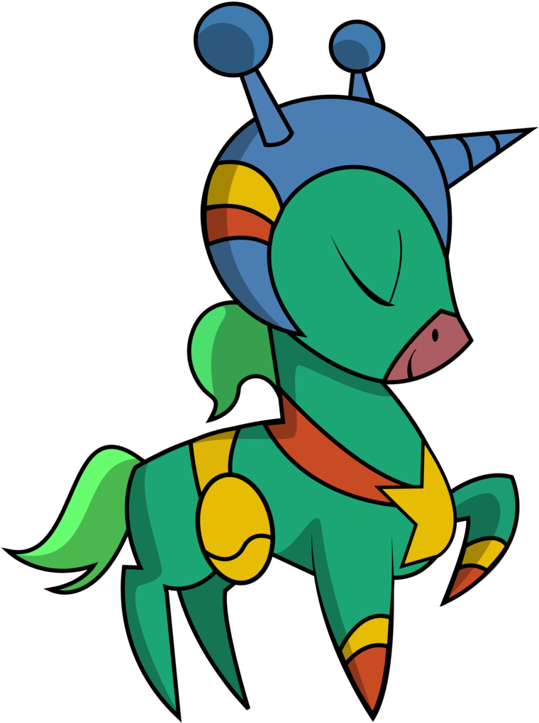 Space Unicorn By Datbrass - Space Unicorn Png (774x1032)