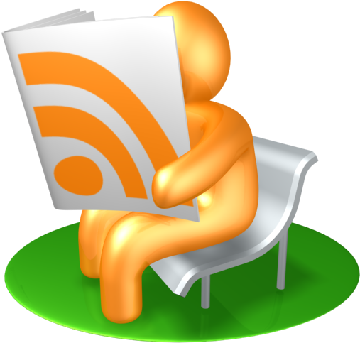 Free 3d Social Icons - Rss Reader Icon (512x512)