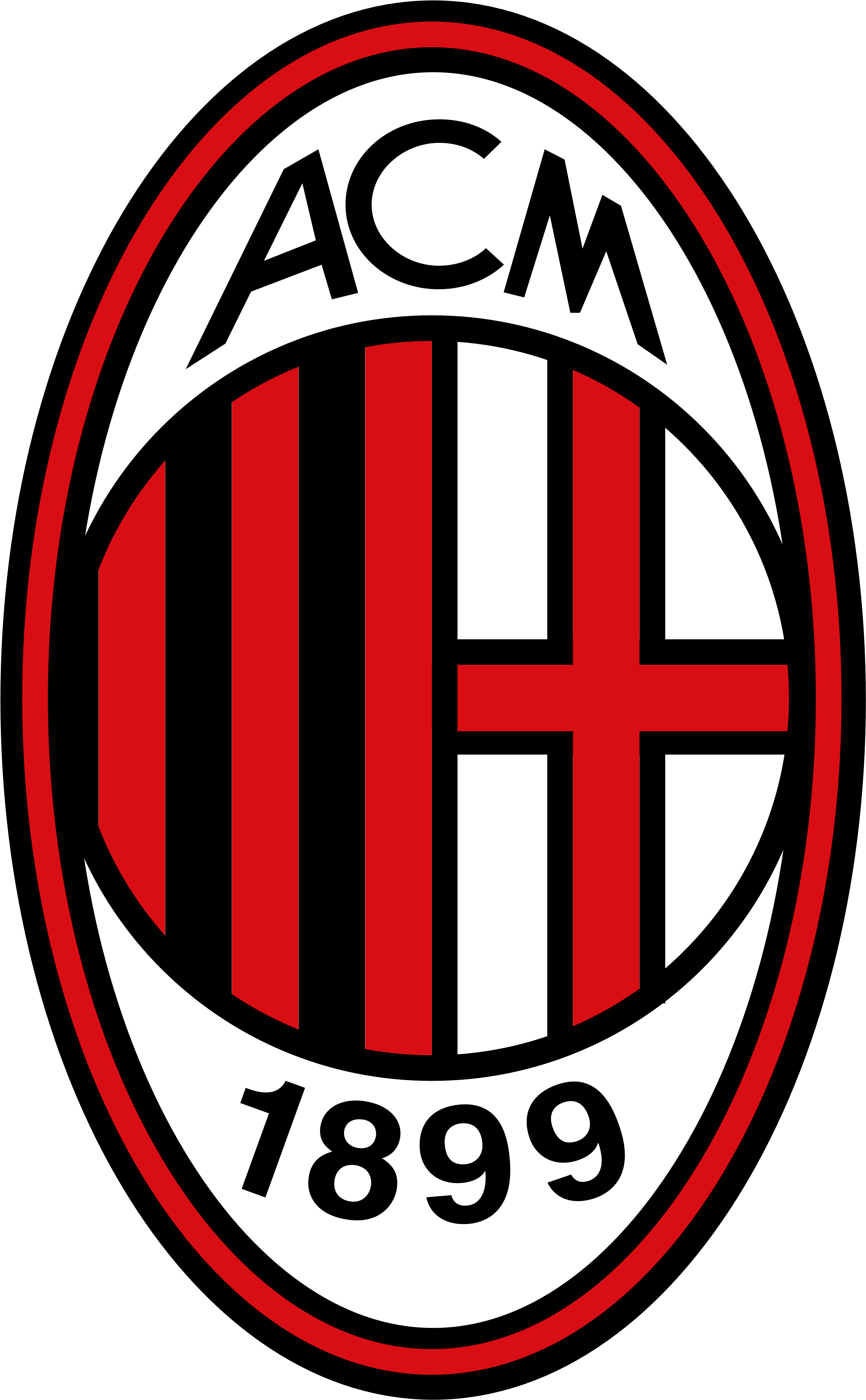 Following International Directory Consists Individuals - Ac Milan Logo Png (3097x5000)