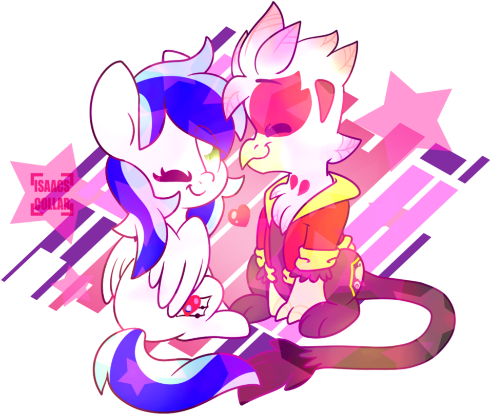 [comm] Sapphire And Manga By Isaacs-collar - Cartoon (969x824)