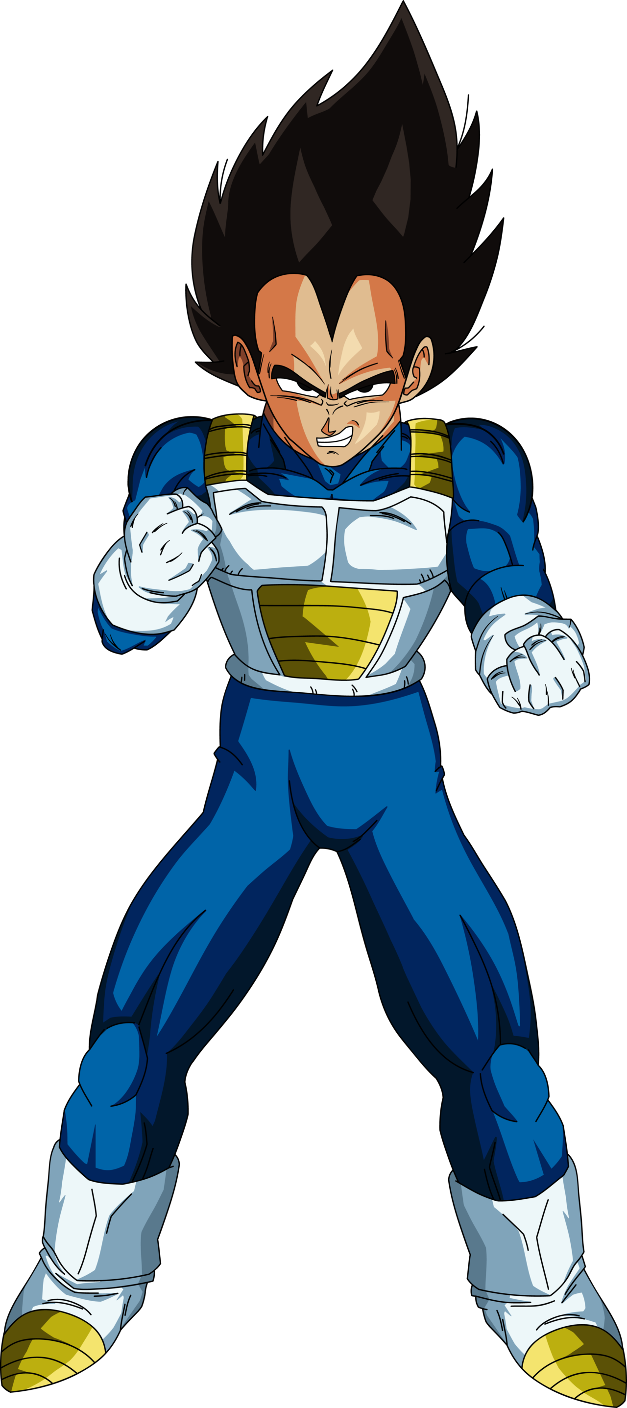Vegeta Base Manga Style By Dragonballaffinity Vegeta - Super Saiyan (1280x2874)