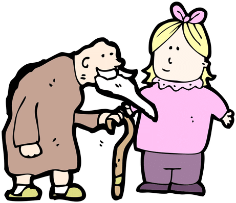 Helpful - 0shares - Old Man Cartoon (500x500)