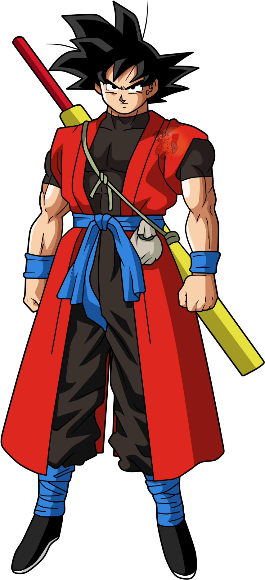 Dragon Ball Clipart Goku Normal - Dragon Ball Heroes Goku Xeno (1024x1902)