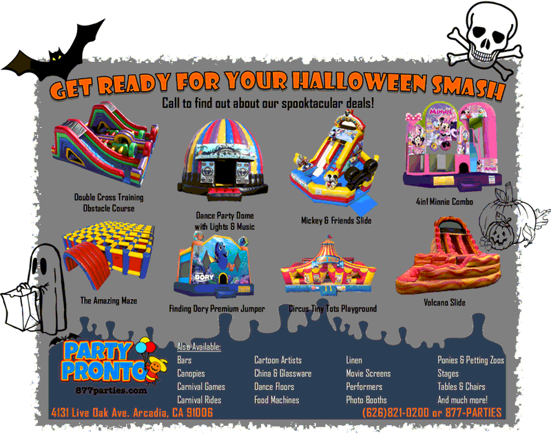 Call 877-parties For Special Pricing & To Book For - Halloween (800x631)