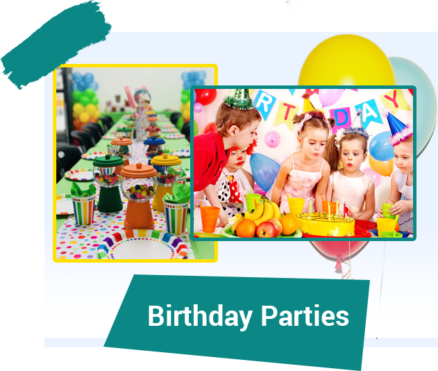 Birthday Party - Eboot Happy Birthday Bunting Banner With 6 Pieces Honeycomb (631x534)