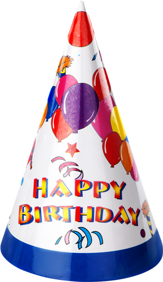 Birthday Party Hat - Party Hat (318x550)