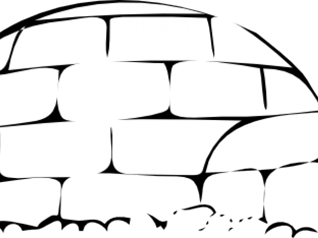 Native American Clipart Igloo - Igloo Drawing Transparent (640x480)