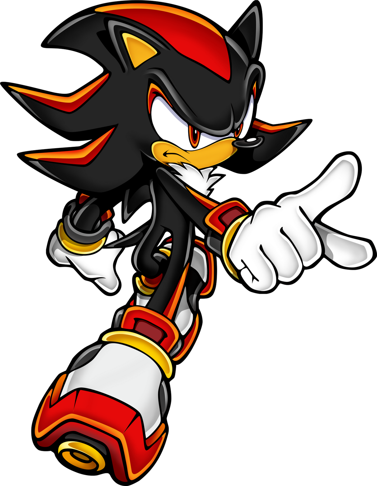 Sonic The Hedgehog Clipart Transparent - Sonic The Hedgehog Black (1242x1600)