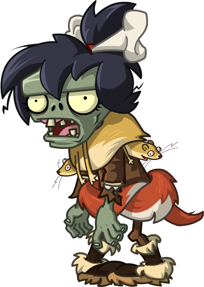 See The New Characters In The Latest Plants Vs - Pvz 2 Weasel Hoarder (709x1009)