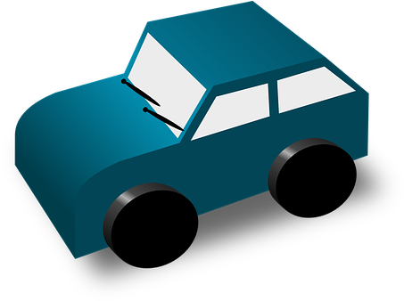 Car, Transportation, Blue, Moving, Toy - Cartoon Car Transparent Background (463x340)