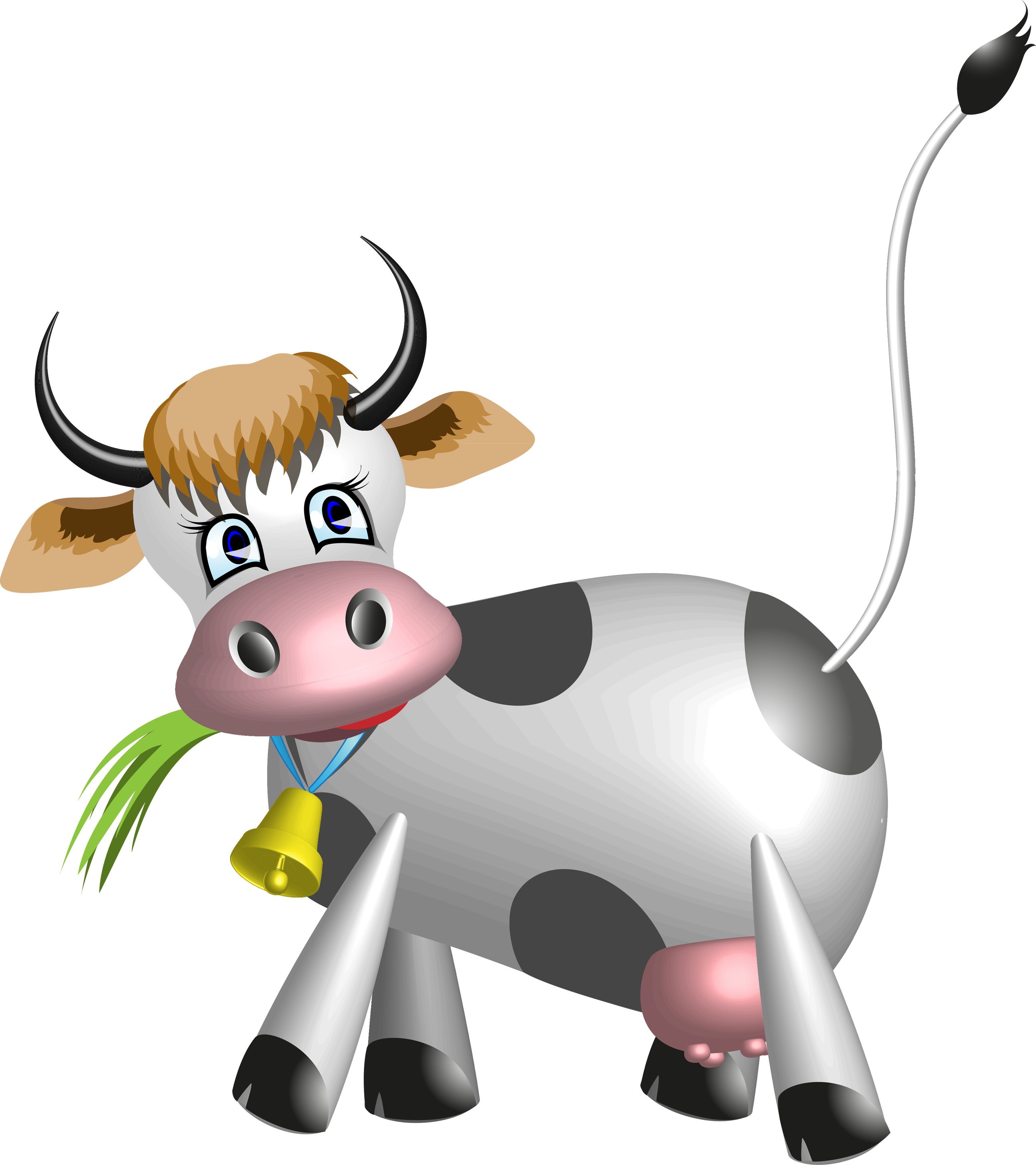 Cattle Calf Milk Domestic Pig Sheep - Cartoon (3113x3500)