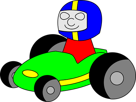 Go-kart, Racecar, Kart, Racing, Racer - Go Kart Clip Art (454x340)