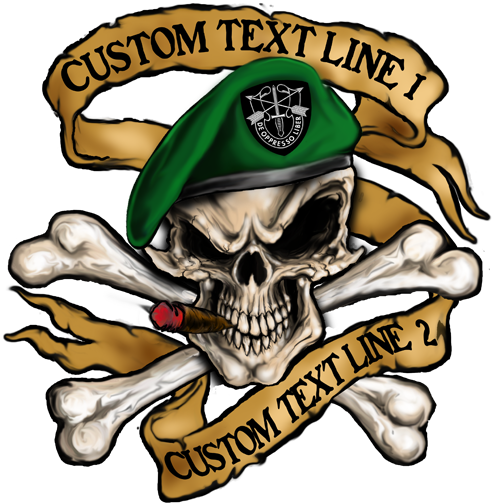 Hells Angels Skull Logo - Skull Beret (493x512)