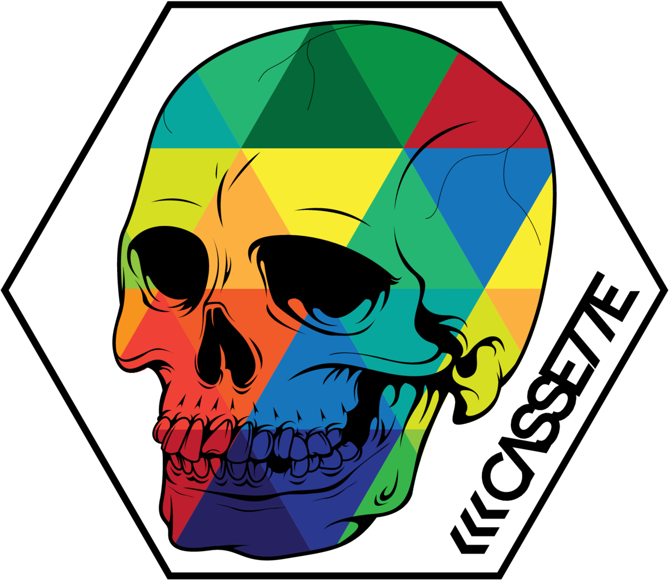Tri Skull T Shirt - Trapezoid (1536x2048)