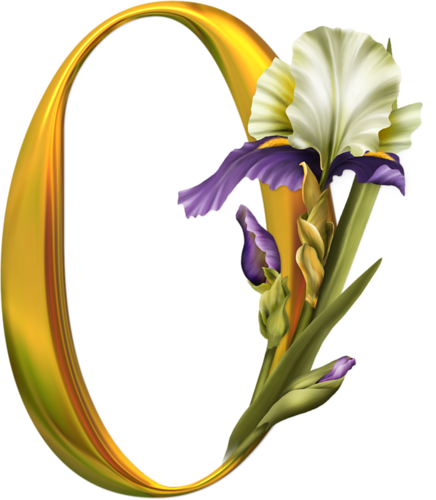 Iris Alphabet - Alphabet (436x500)