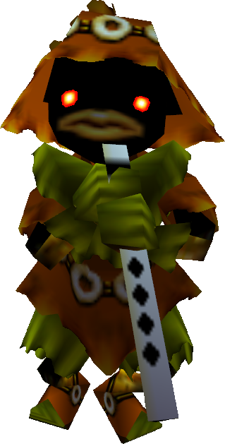 Skull Kid - Skull Kid Ocarina Of Time (319x629)