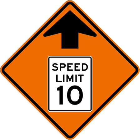 Speed Limit Ahead - Roadtrafficsigns Speed Limit 10 Mph Sign 18 X 12 (450x450)