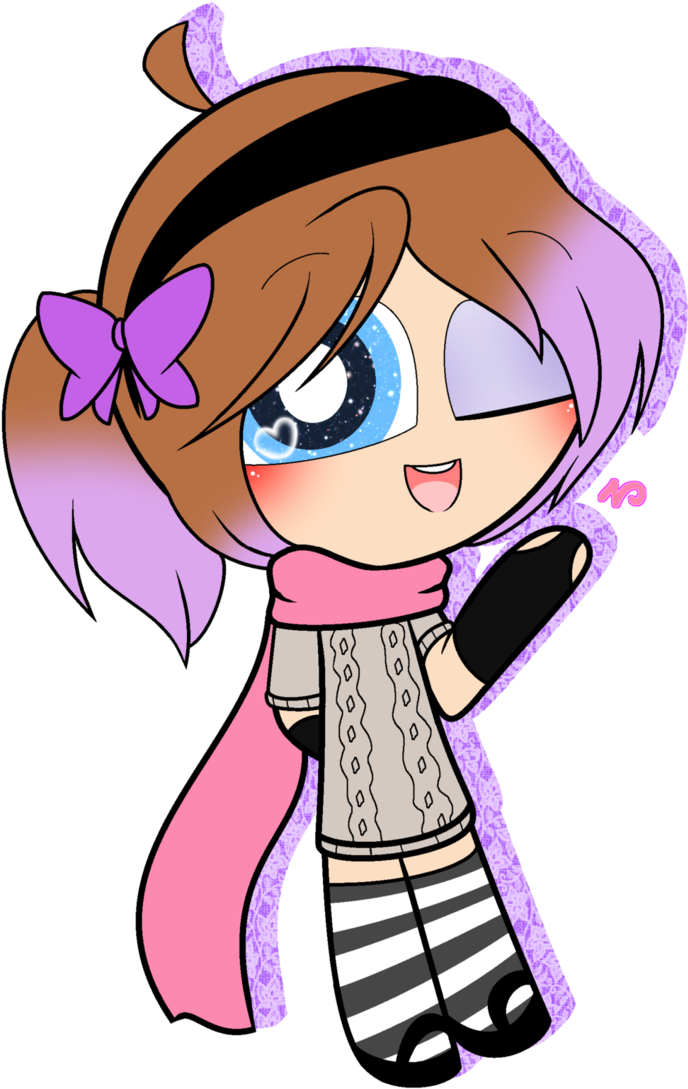 ~elena With Her Big Scarf By Nini The Inkling - Blucloudzz Elena (725x1102)
